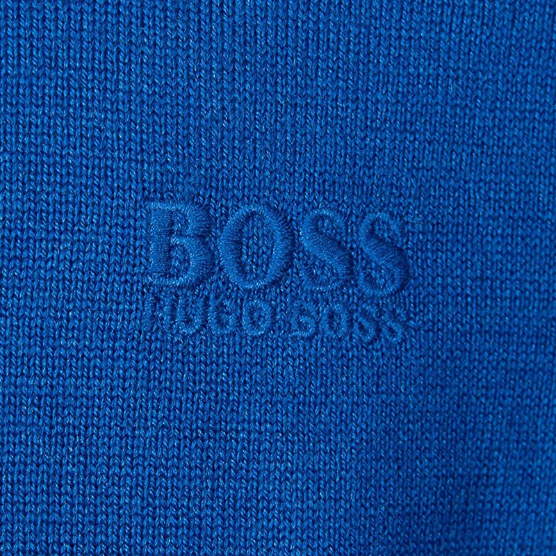 Hugo Boss V-collar T-shirt In Blue
