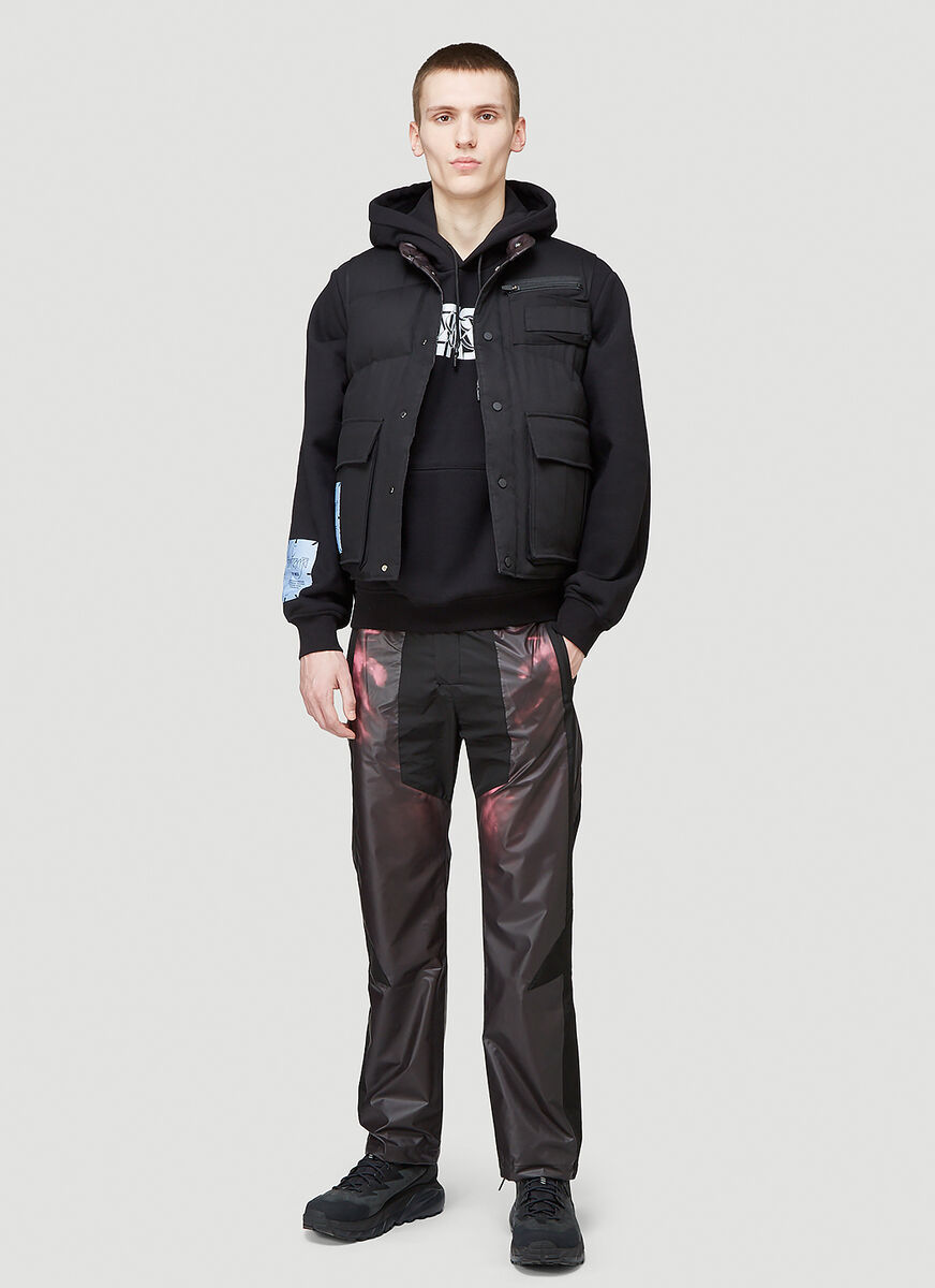Mcq By Alexander Mcqueen Fantasma Slogan Print Hoodie In Black