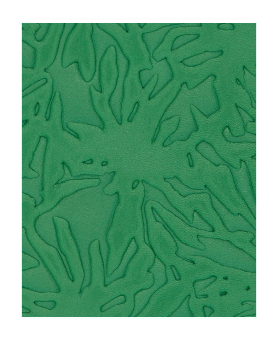 Comme Des Garçons Logo Wallet In Green