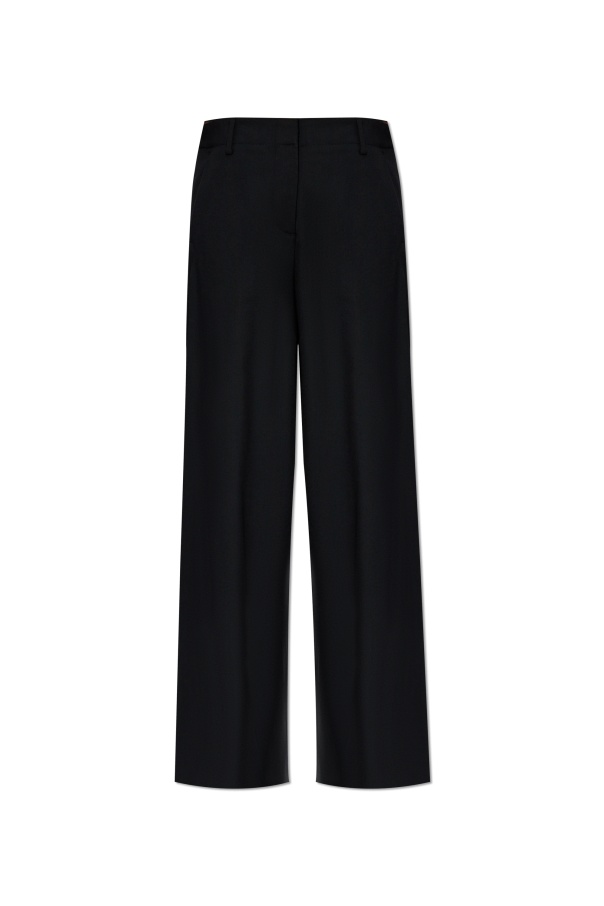 Kenzo Logo-print Wide Leg Track Pants In Black