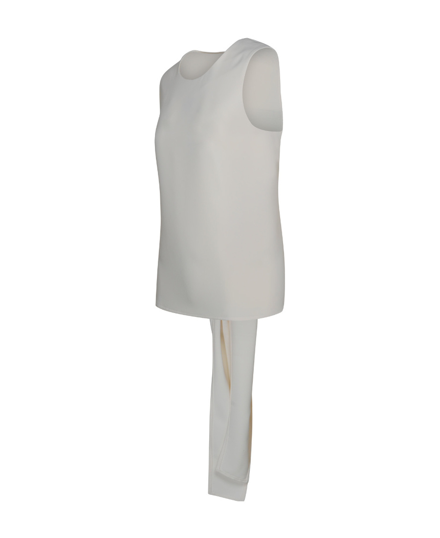 P.a.r.o.s.h . 'panty' White Polyester Tank Top In White
