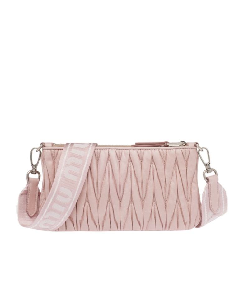 MIU MIU SHINE MATELASS� SHOULDER BAG 