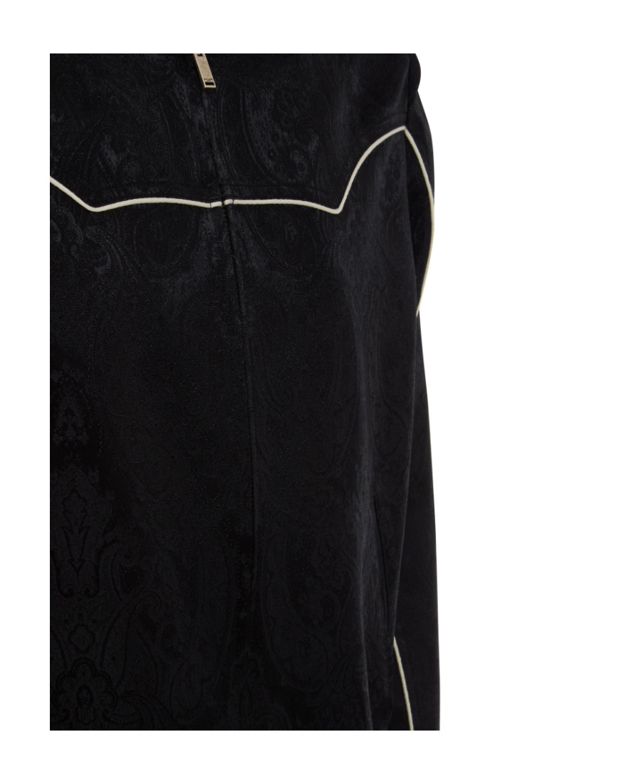 Saint Laurent Printed Casual Jacket In Black