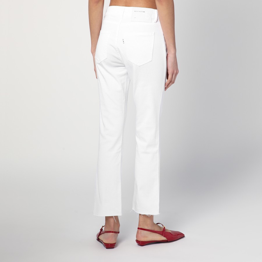 Department Five Misa White Cotton Wide Trousers In White
