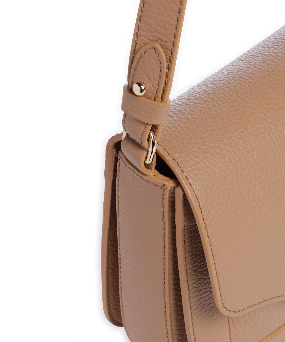 Coccinelle Flip Shoulder Bag In Nude