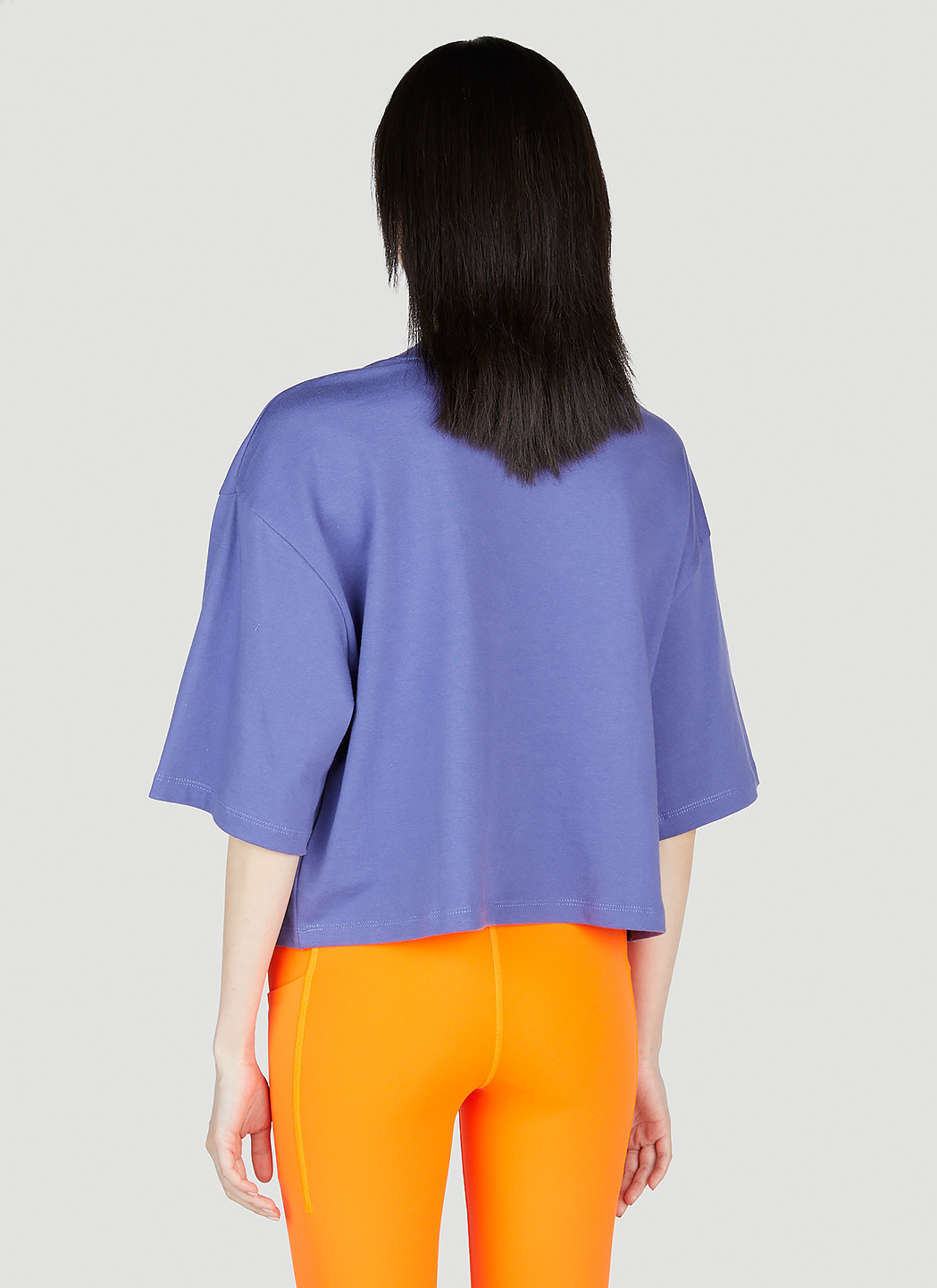 Shop The North Face X Online Ceramics Graphic-printed Cropped T-shirt In Purple