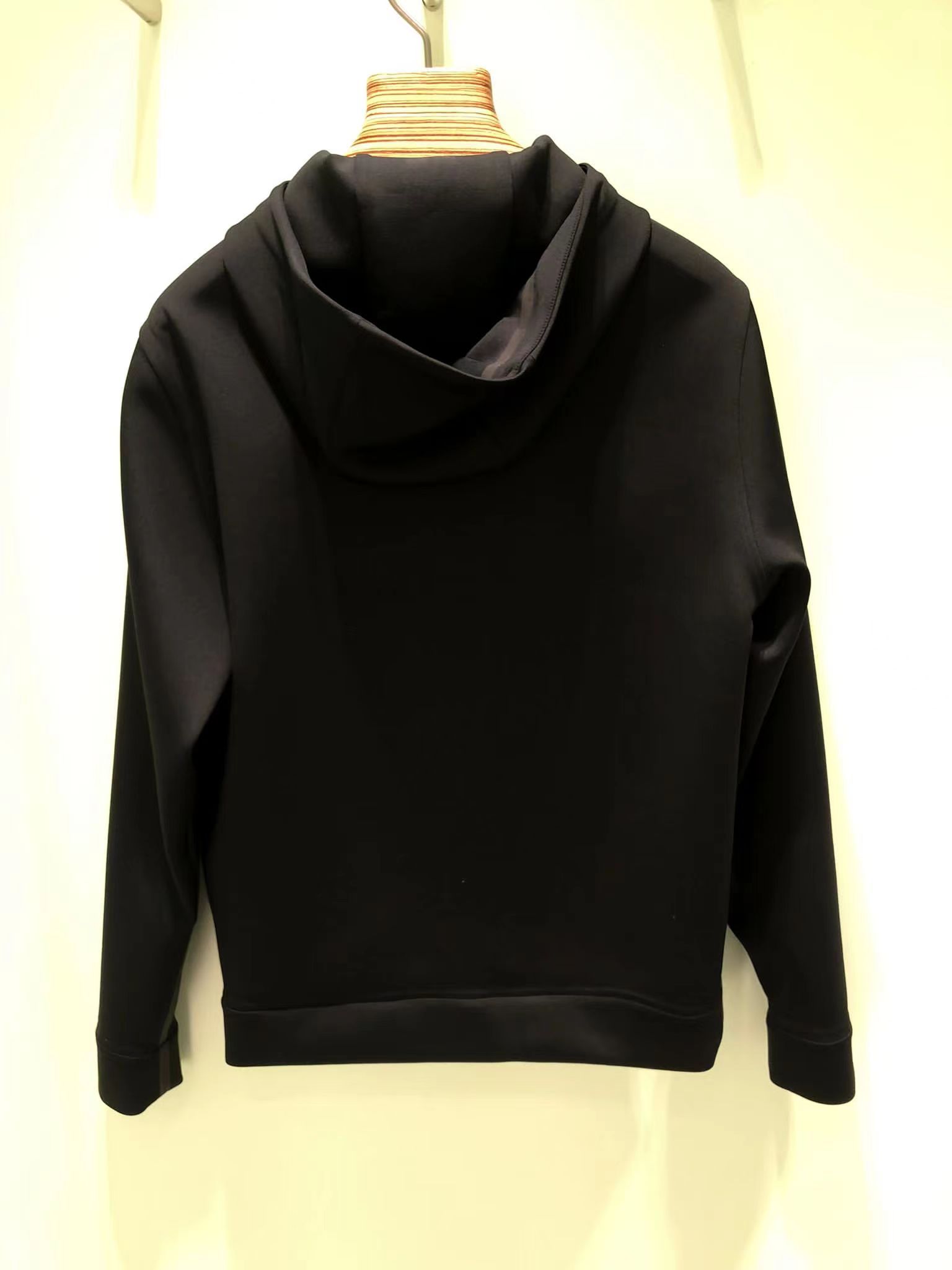 Prada Long-sleeved Zipper Casual Jacket In Black