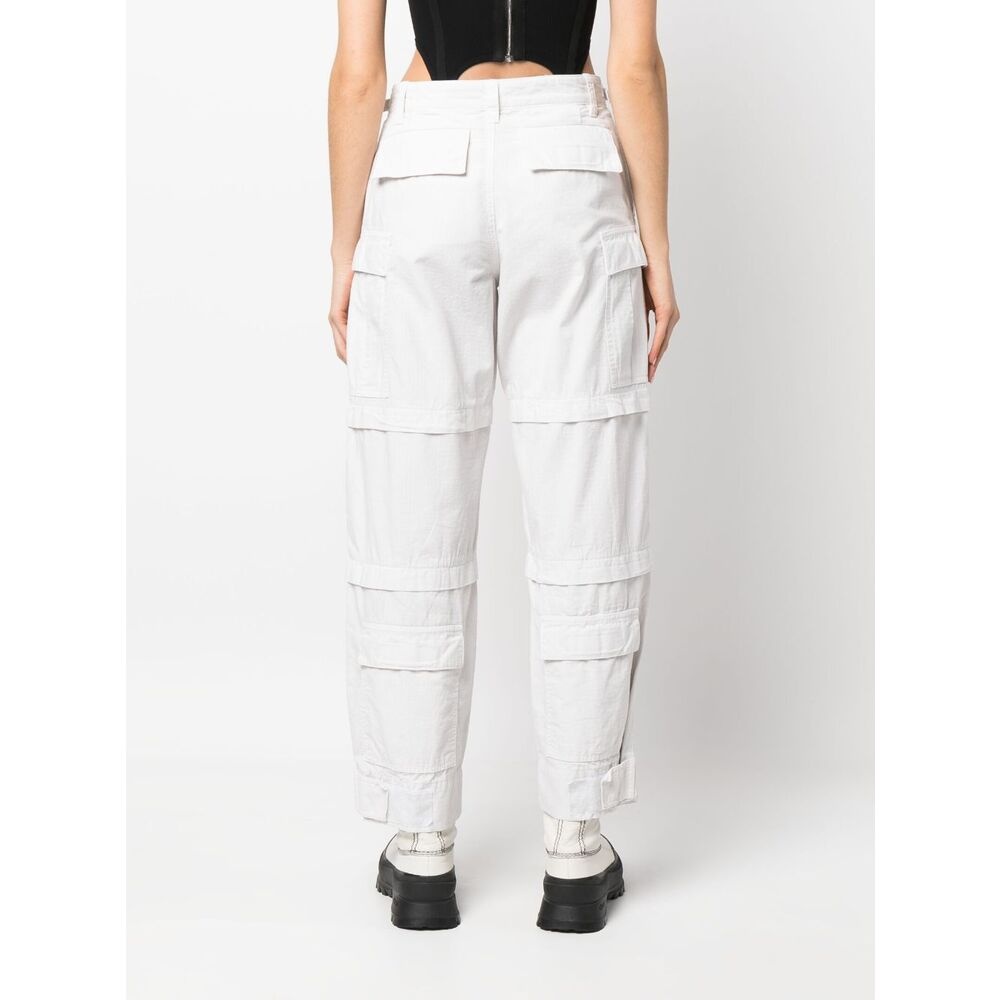 Darkpark Julia Ripstop Cargo Pants In White