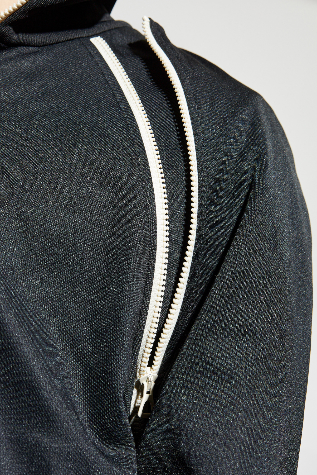 Palm Angels Turtleneck Sweatshirt In Black