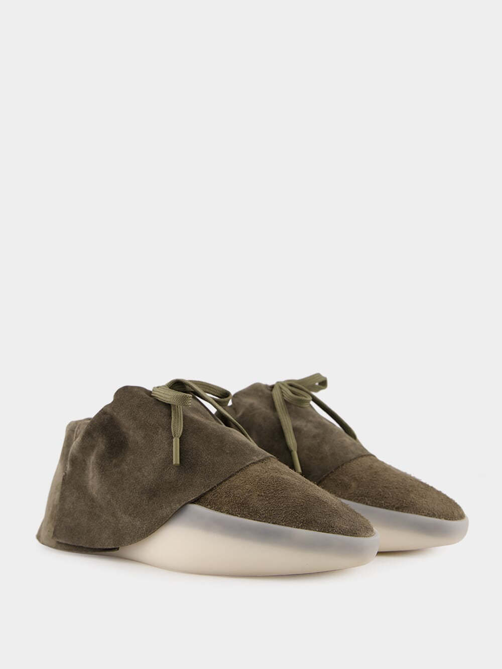 Fear Of God Round Toe Low-top Casual Shoes In Brown
