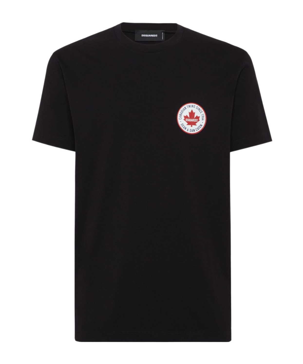Shop Dsquared2 Logo-print T-shirt In Black