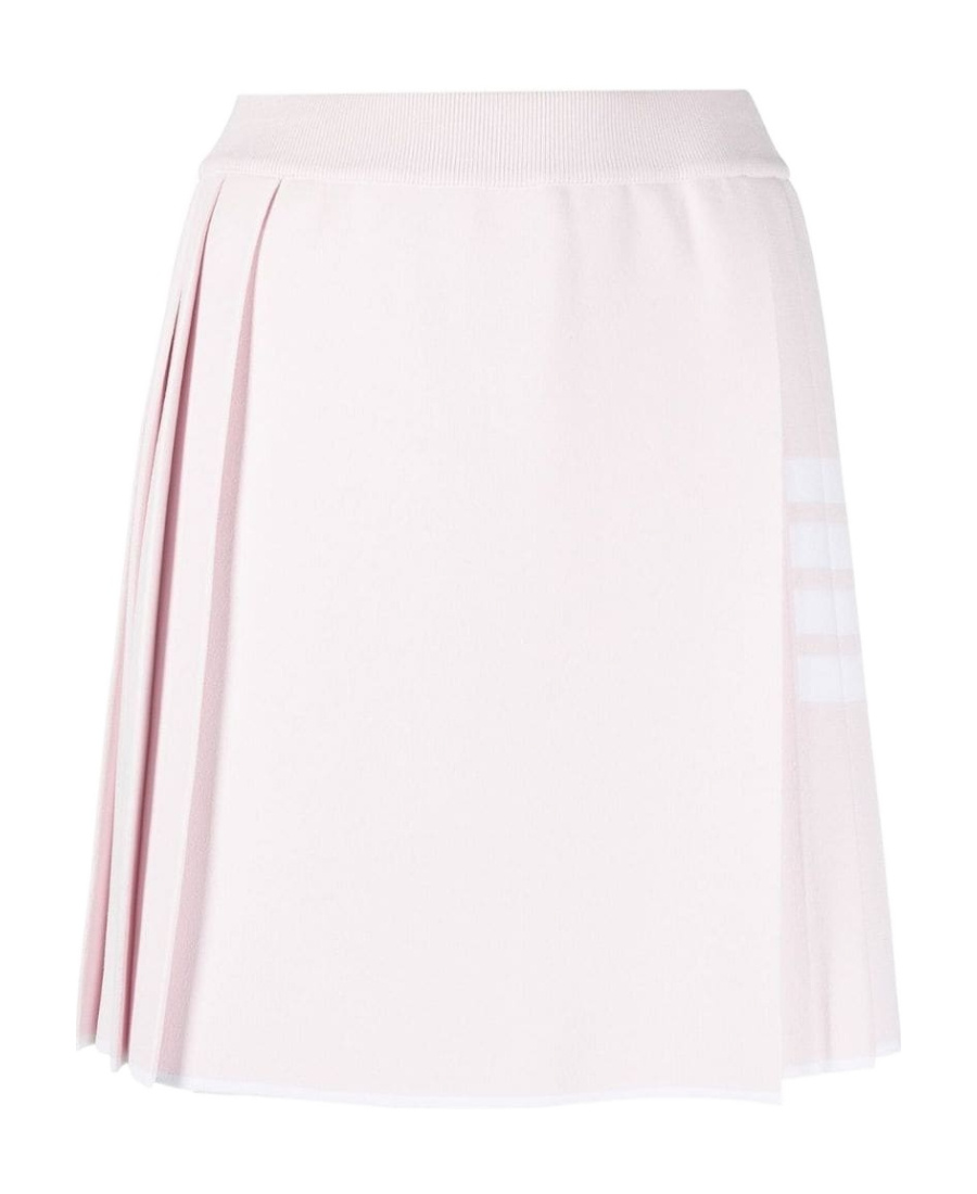 Thom Browne 4bar Mini Skirt In White