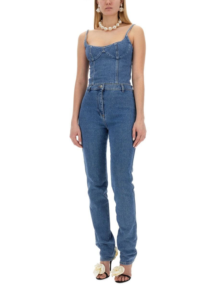 Magda Butrym Women Slim Fit Jeans In Blue