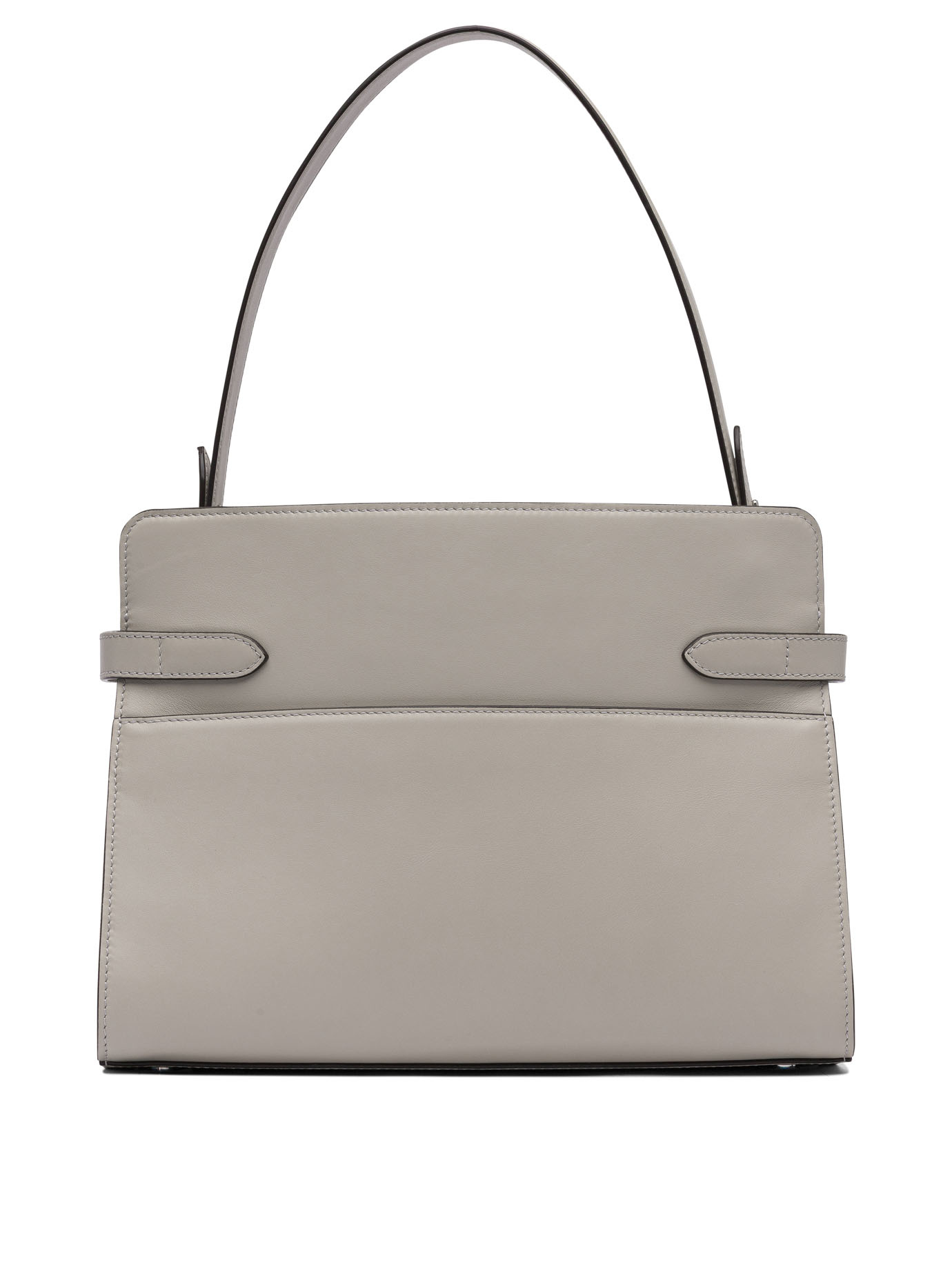 Le Tanneur Large Shoulderbag In Smooth Leather And Nubuck