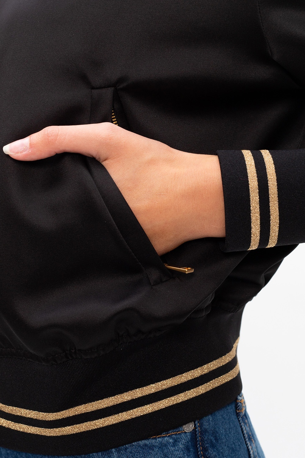 Versace Medusa Bomber Jacket In Black