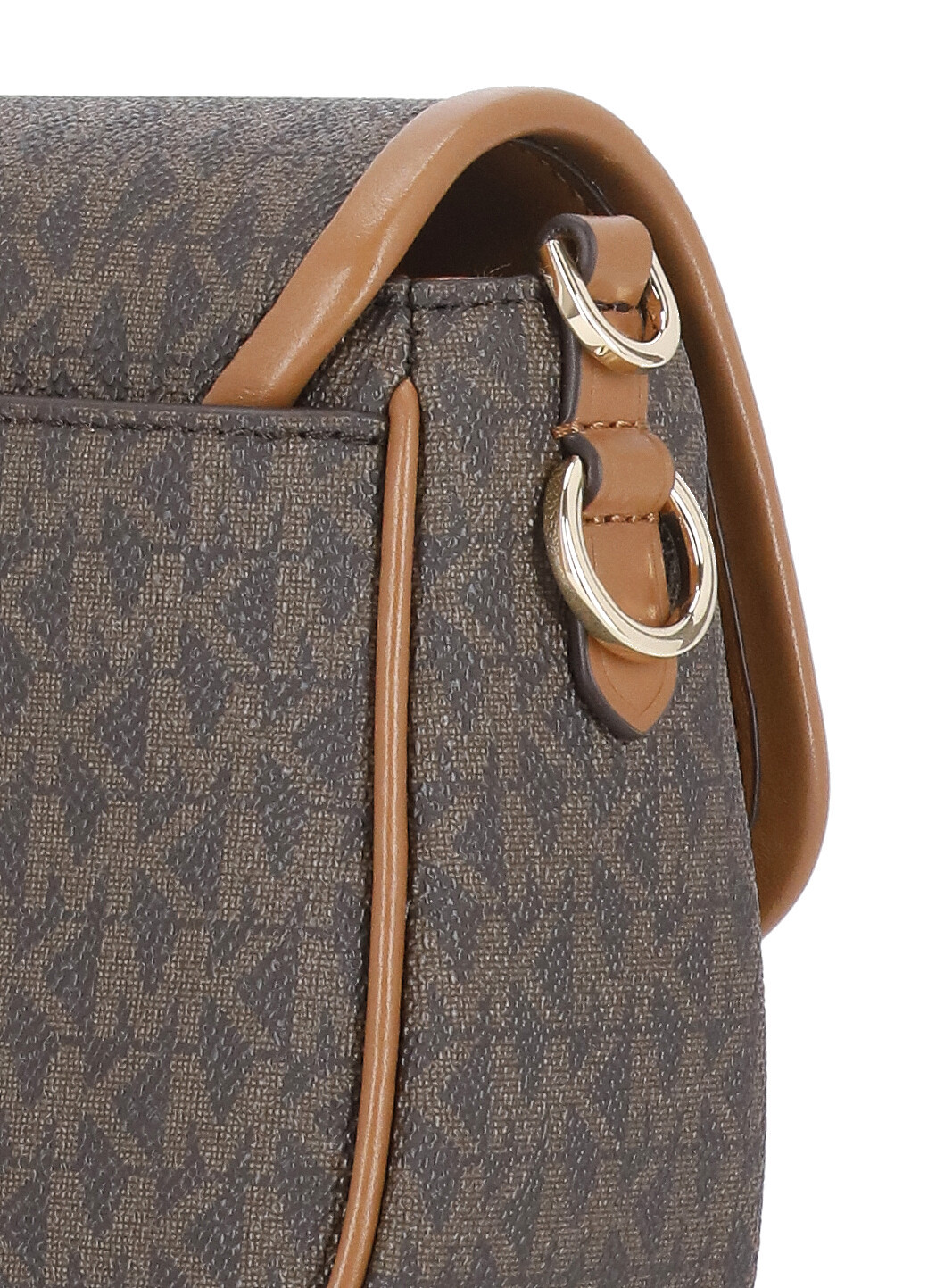 Michael Michael Kors Monogram-pattern Logo-plaque Bag In Black