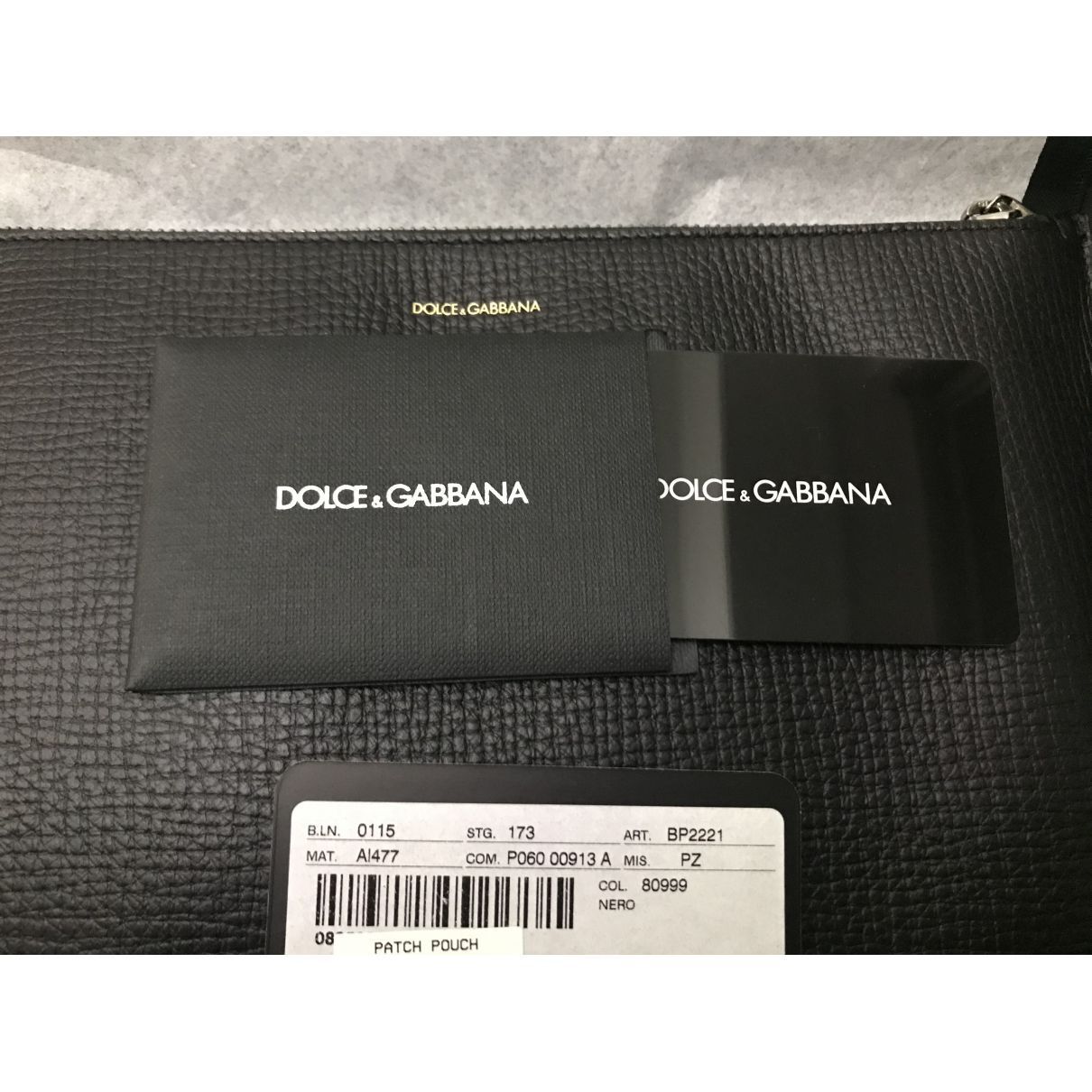 Dolce & Gabbana Printed Handbag In Black