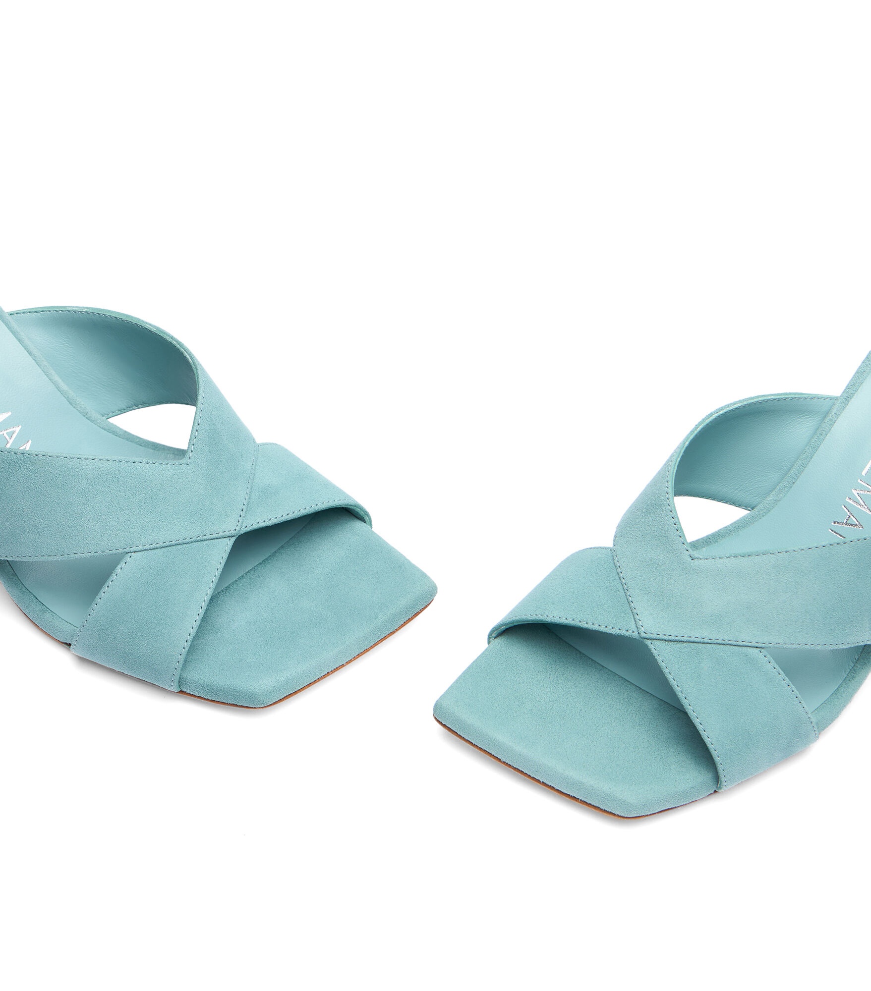 Stuart Weitzman Carmen 75mm Mules In Blue