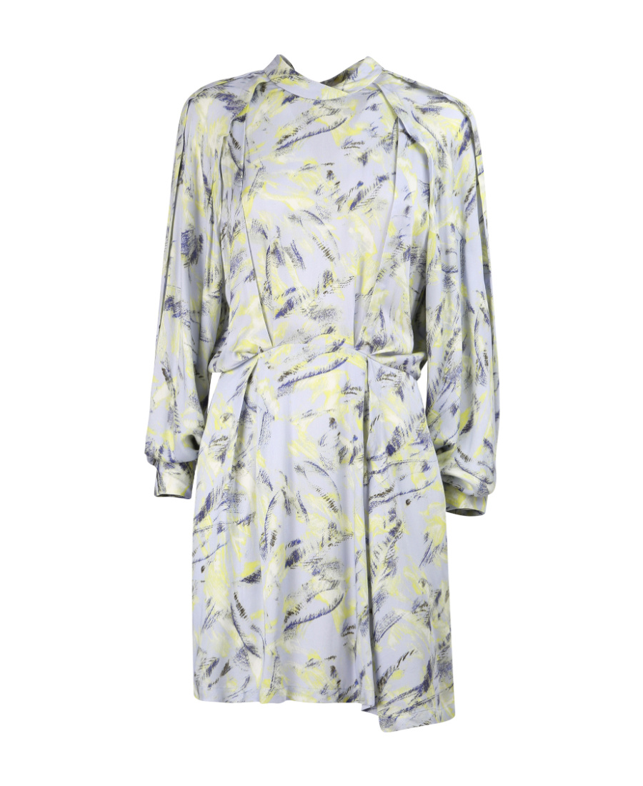 Iro A Printed Dress In White