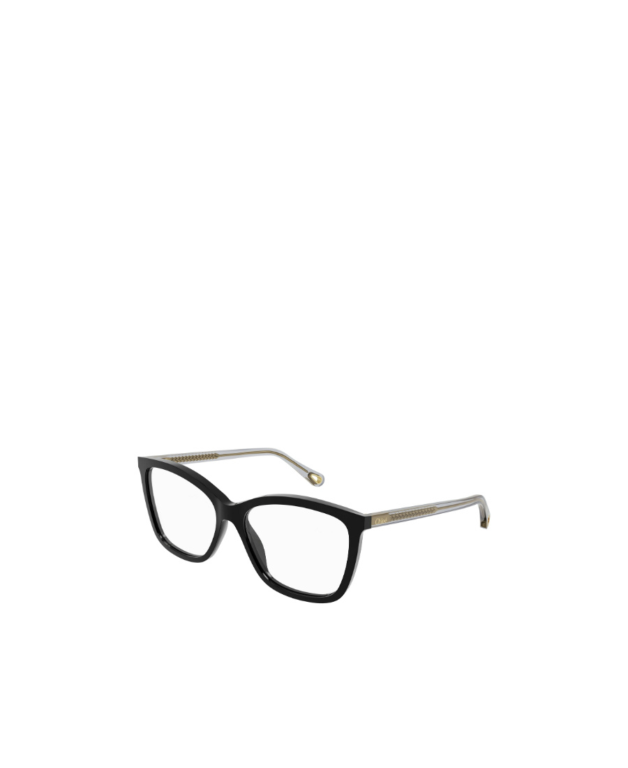 Chloé Ch0118o005 Black Grey Transparen In Black