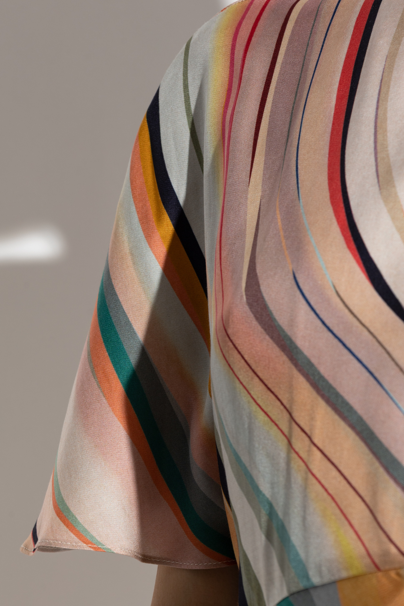 Ps By Paul Smith Ps Paul Smith Short-sleeved Stripe Patterned Dress