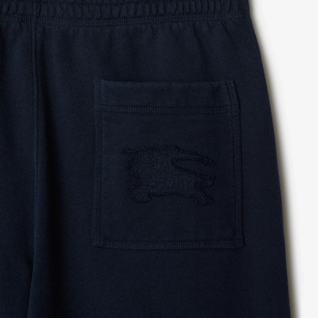 Burberry Checked Cotton Track Pants In Black