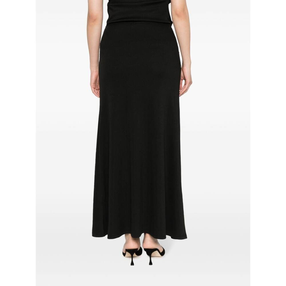 Christopher Esber Orbit Cut-out Flared Maxi Skirt In Black