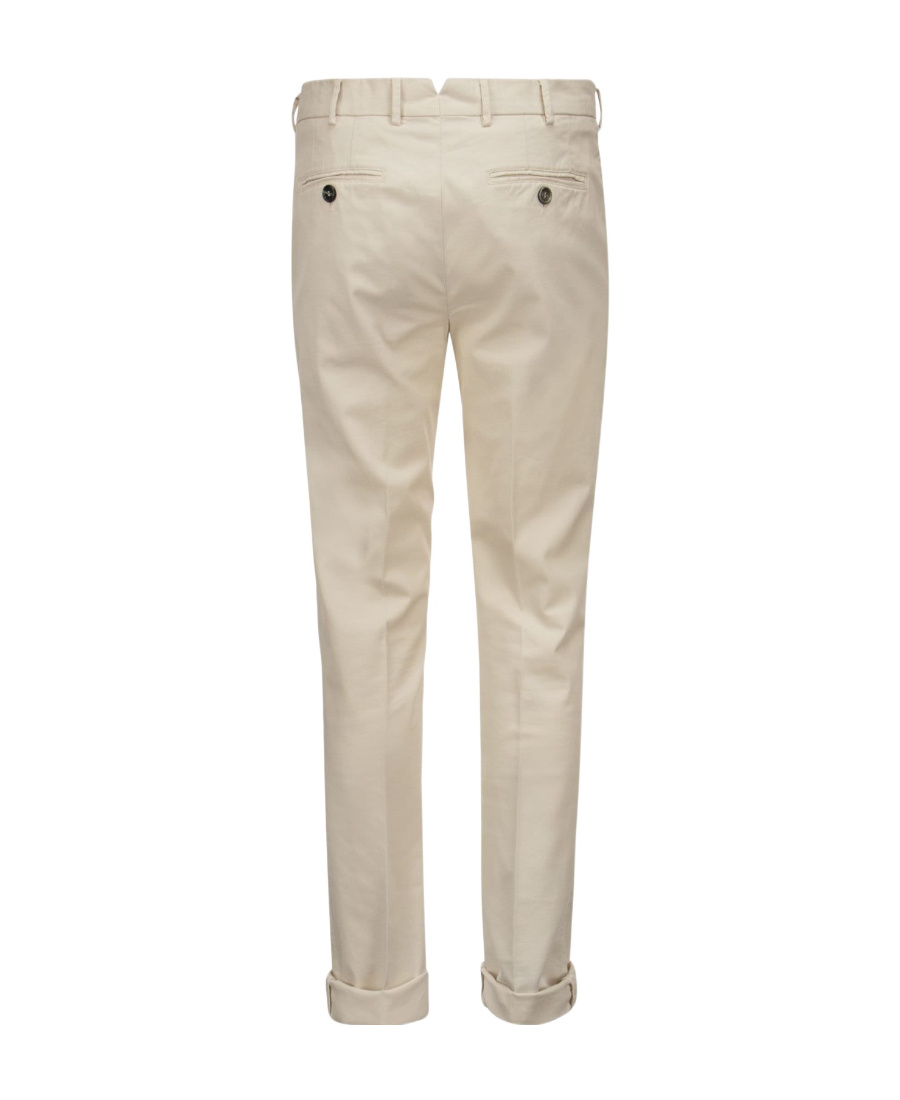 Brunello Cucinelli Cotton Pants In Nude