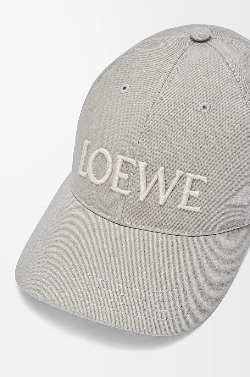 Loewe Bowler Cap In Gray