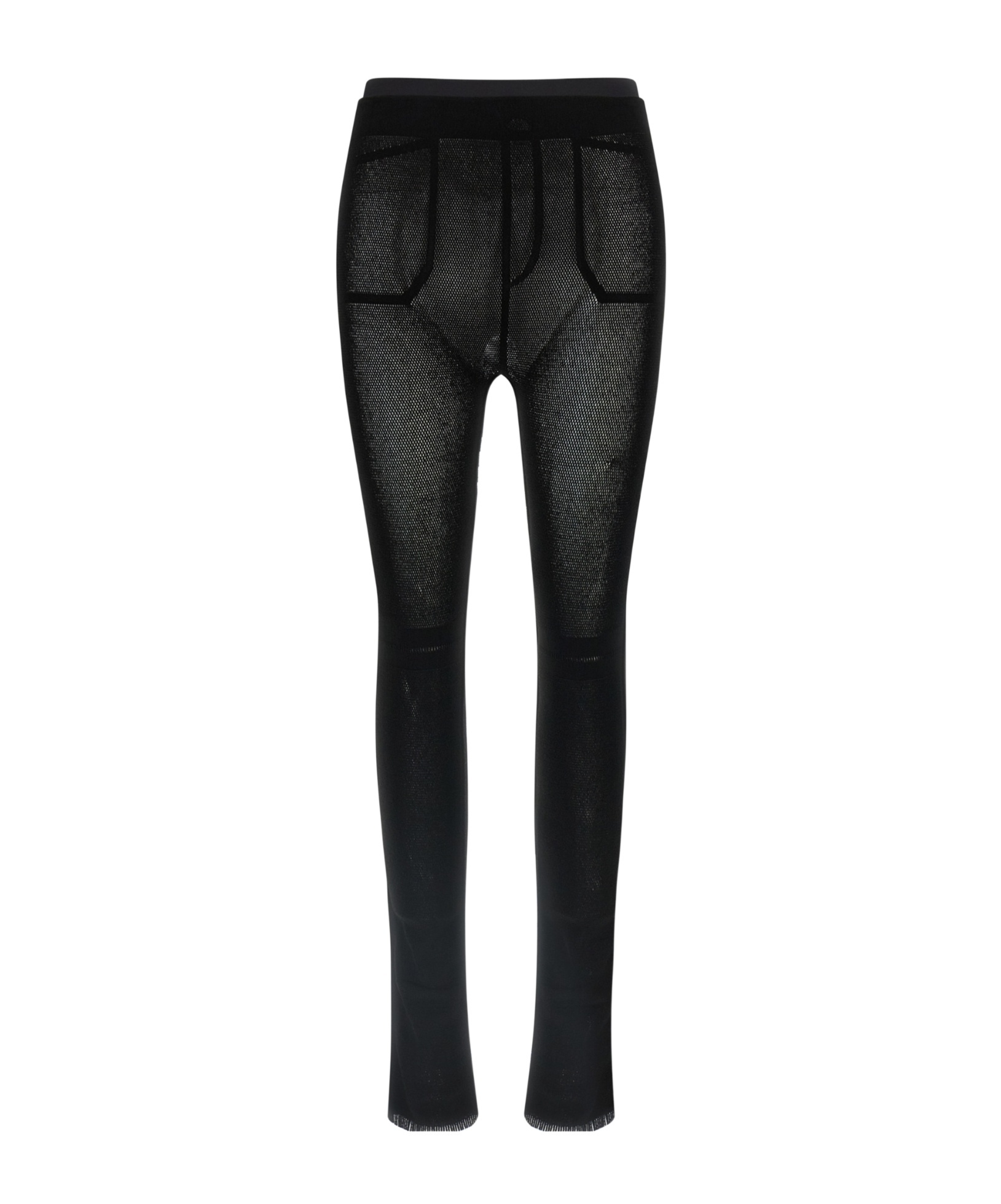 Issey Miyake Seen Unseen Mesh Pants In Black