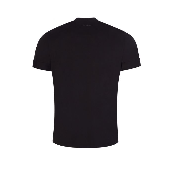 Neil Barrett Hand-painted Sport Star T-shirt In Black