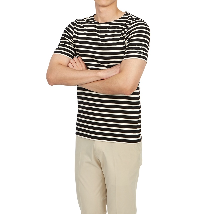 Saint James Striped Short-sleeved T-shirt In Multi