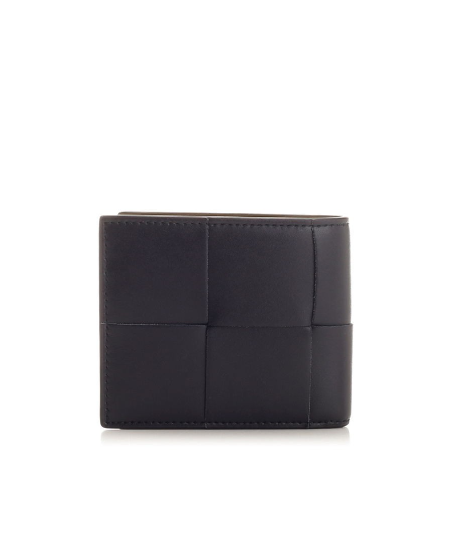 Shop Bottega Veneta Cassette Bi-fold Wallet In Black