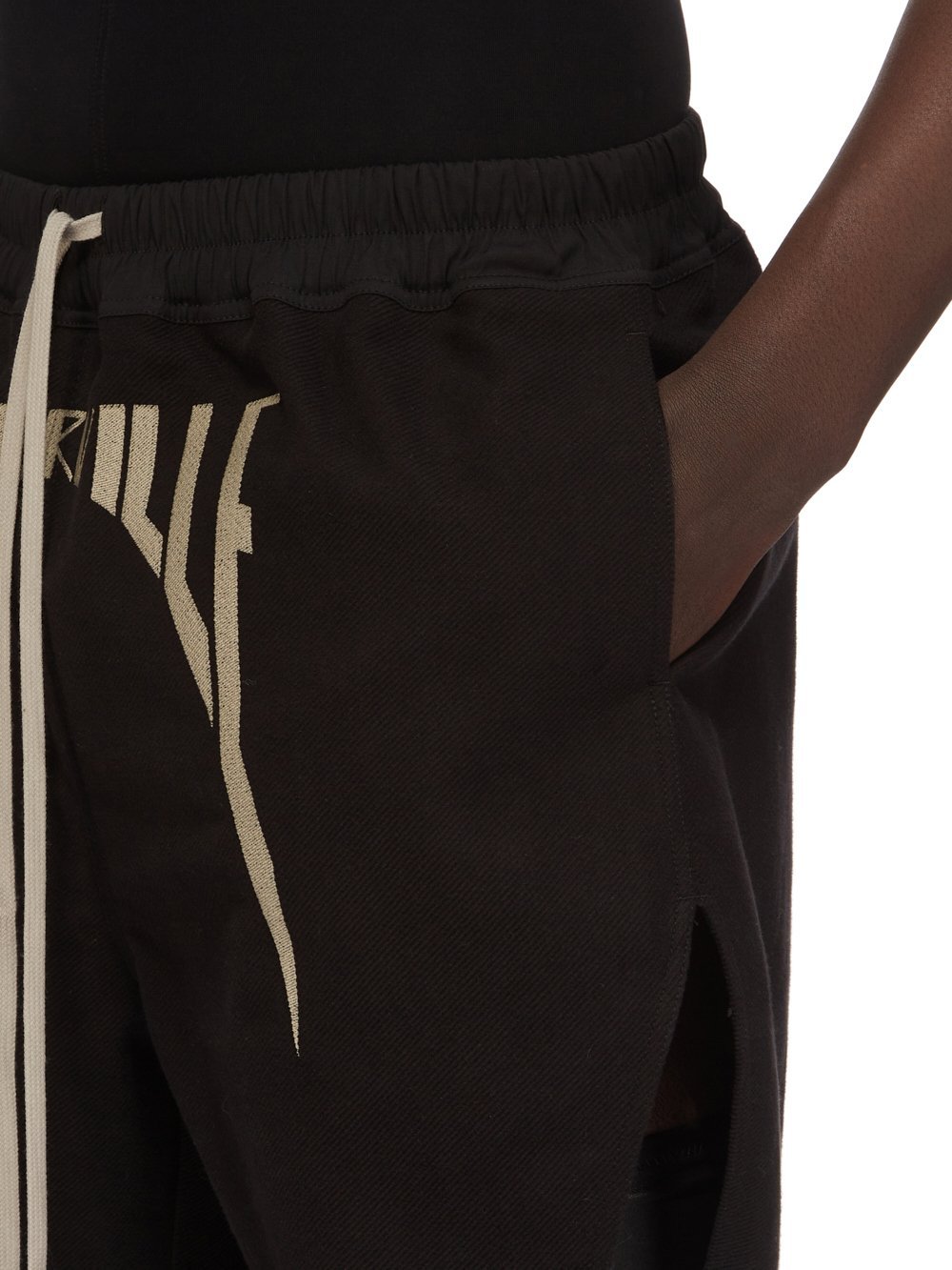 Rick Owens Drawstring Shorts In Black
