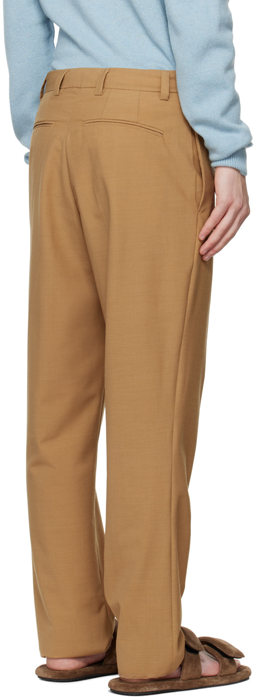 Nanushka Tailored Suit Trousers In Brown