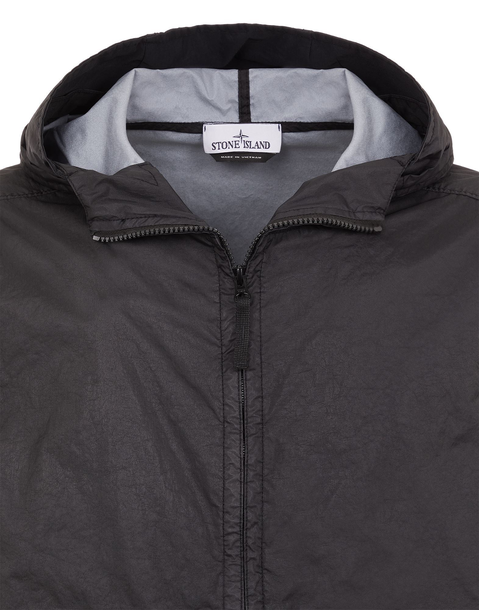 Stone Island Lightweight Jacket Black Polyamide In Black