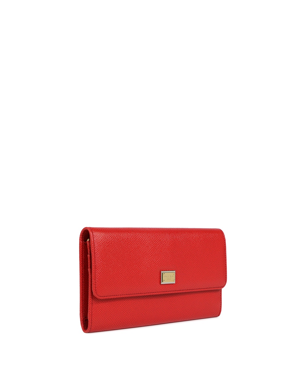 Dolce & Gabbana Logo Details Wallet In Red