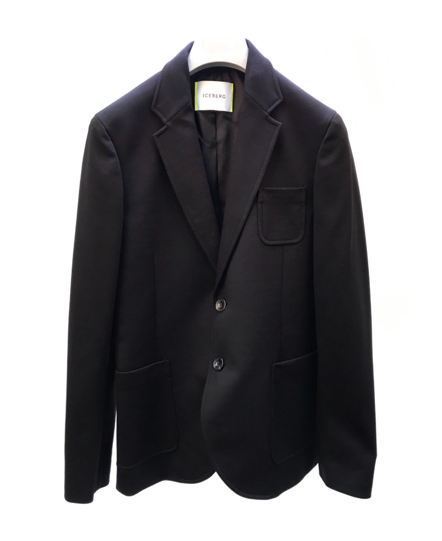 Iceberg Long Sleeved Suit Jacket In Black