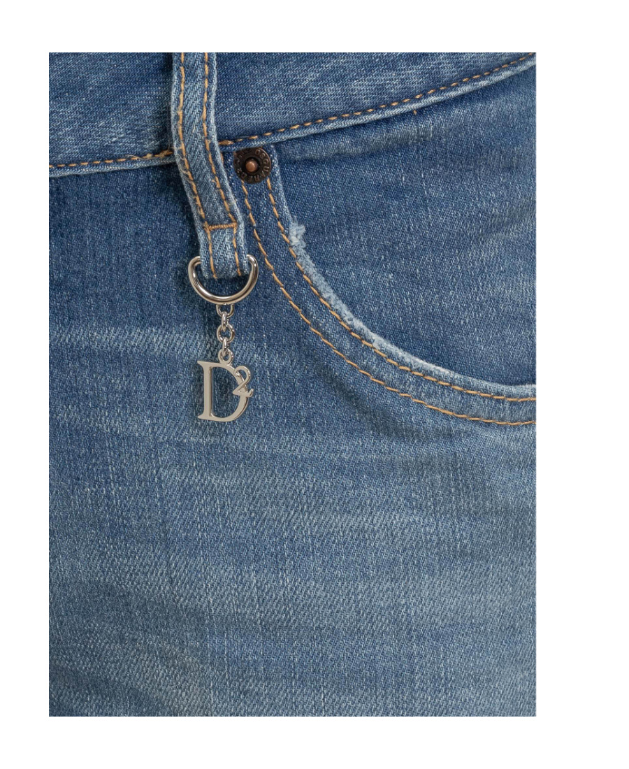 Dsquared2 Stretch-cotton Denim Jeans In Blue