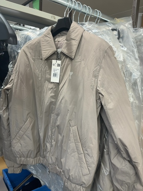 Ami Alexandre Mattiussi Long-sleeved Casual Jacket In Nude