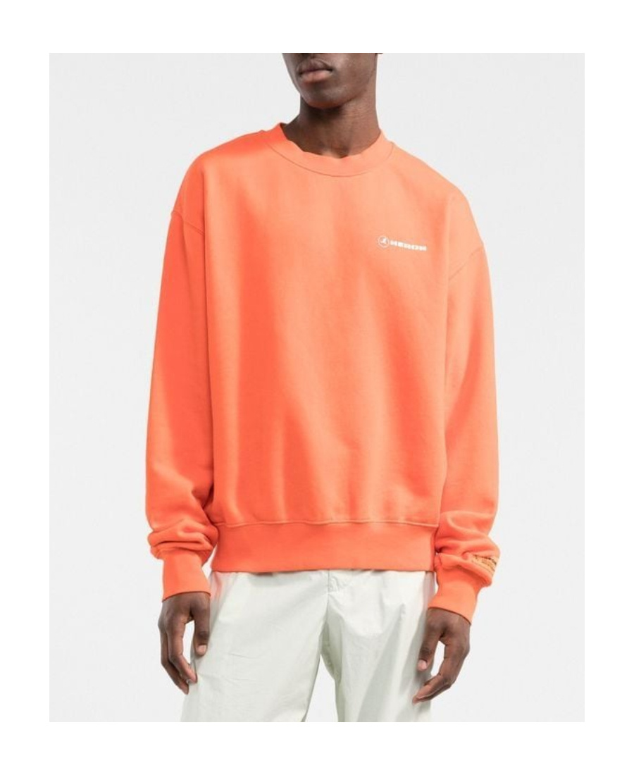 Heron Preston Round-neck Sweatshirt In Pink