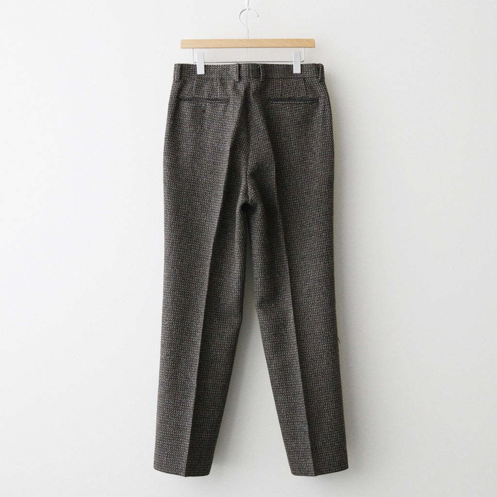 Auralee Belt Loop Casual Pants In Gray