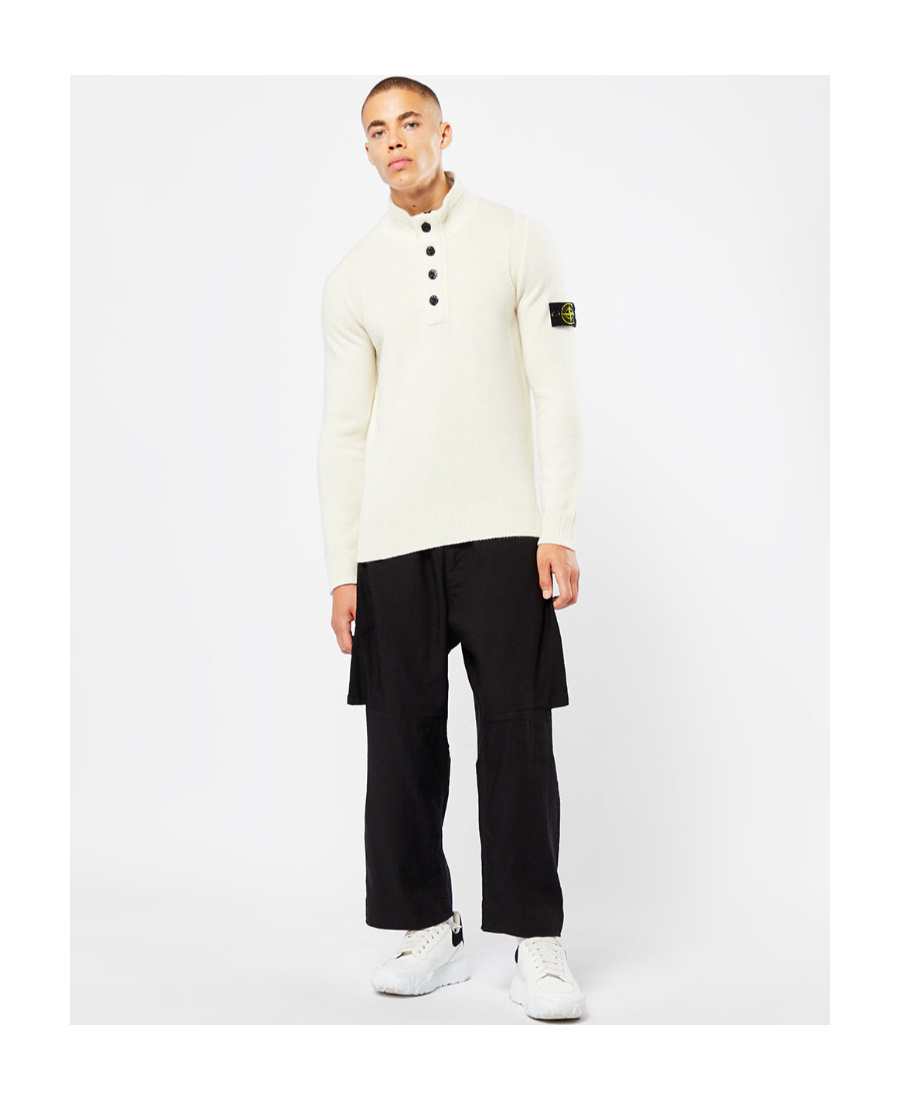 Stone Island Sweatshirt Jacket In White