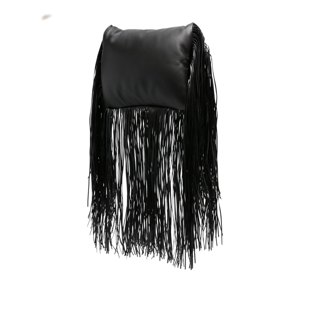 Sportmax Fringed Tote Bag In Black