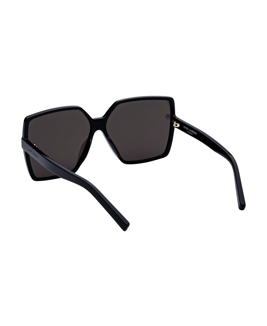 Saint Laurent Extra-large Frame Sunglasses In Black