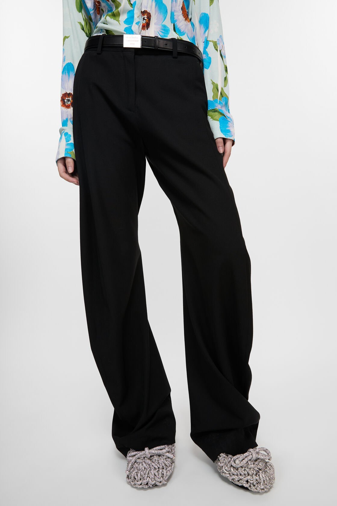 Acne Studios Tailored Trousers In Black