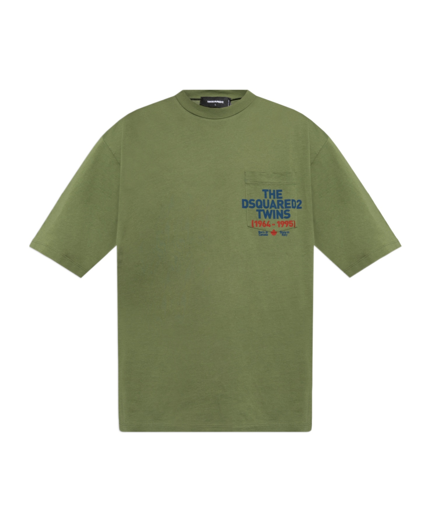 Shop Dsquared2 Logo Printed T-shirt In Green