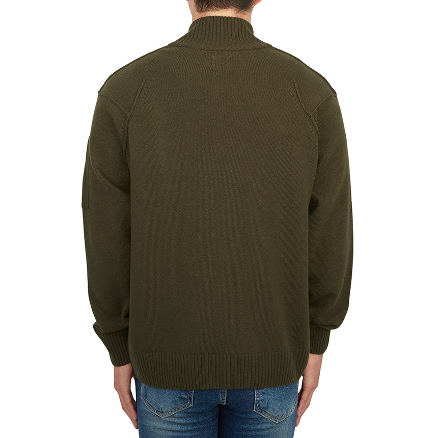 C.p. Company Long-sleeved Sweater In Green