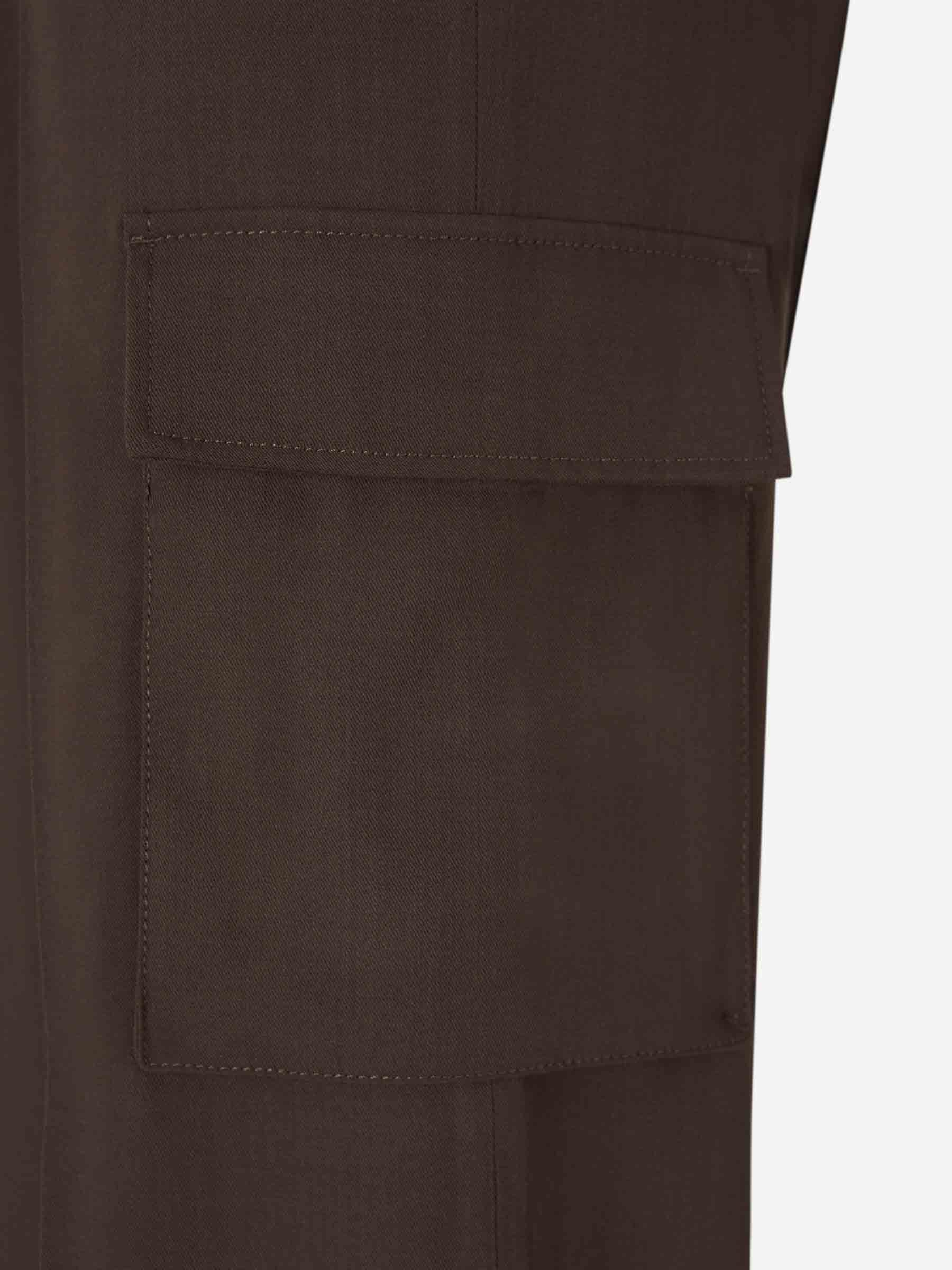 Shop Peserico Tailored Trousers In Black
