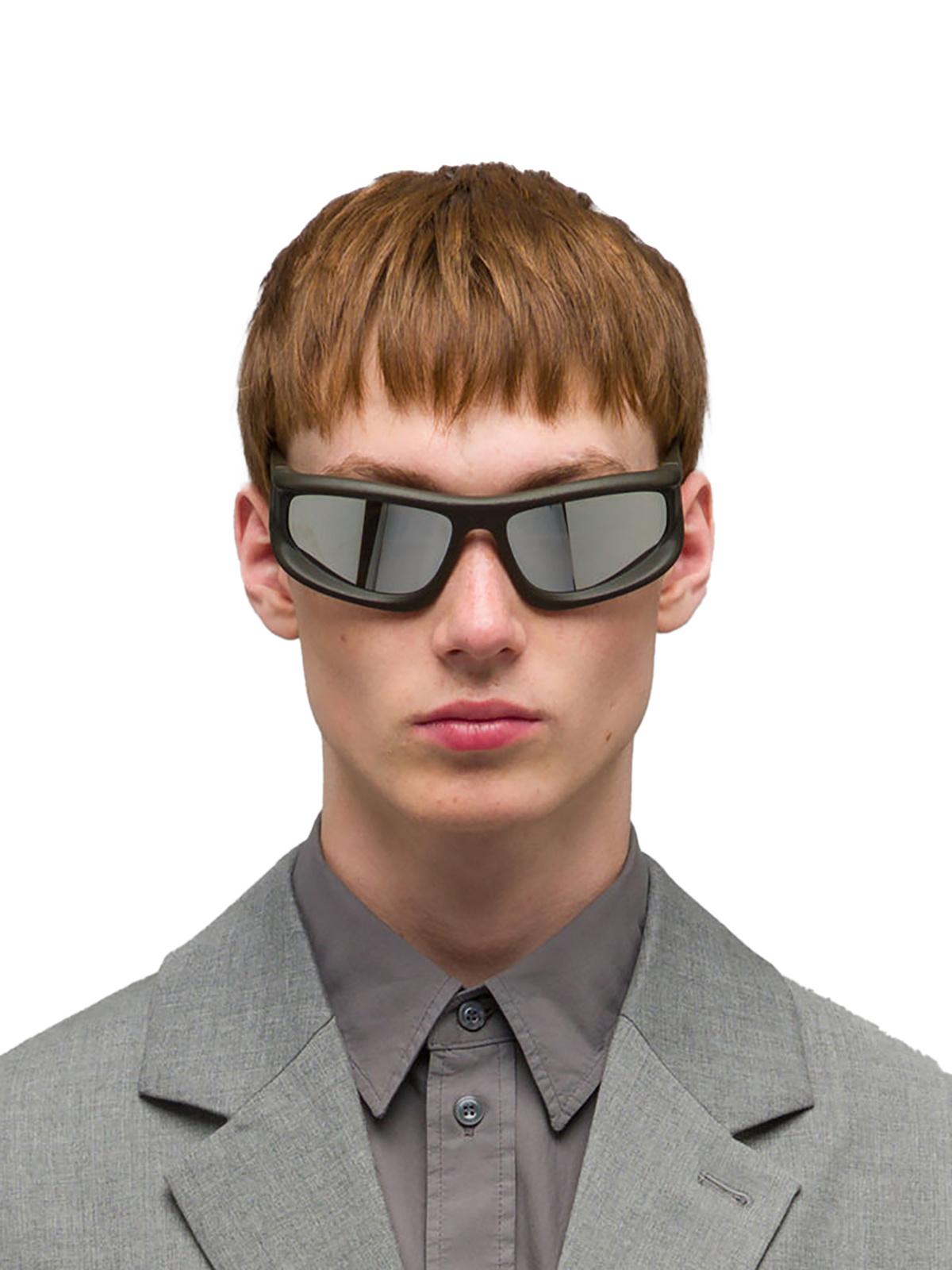 Mykita Logo Sunglasses In White